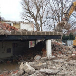 Abriss des Kindergartens