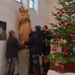 Maria an ihrem neuen Platz im Chorraum