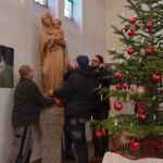 Maria an ihrem neuen Platz im Chorraum