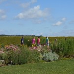 Eltern-Kind Chorausflug Kloster Reute - Klostergarten