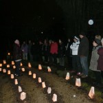 2014 Erstes Lichterlabyrinth Advent